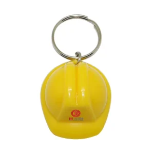 Custom Promotional Gift Mini 3D Plastic ABS Hard Hat Safety Helmet Keychain