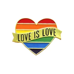 Custom Rainbow Love Brooch Gay Pride Badge Painted High-End Niche Pin Clothing Accessories Enamel Hat Pins for Caps