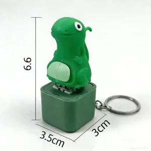 Custom Realistic Lizard Fidget Toy Keychain with Light Environmental Friendly Lightweight Bag Pendant for Kids