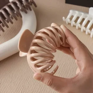 Custom Rubber Silicone Plastic Durable Soft Hair Accessory Hair Claw Clip Anti collision protection Head