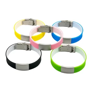 Custom Silicone Fashion Bangles Elegant Wristbands Bracelets Bands for Stylish Outfits