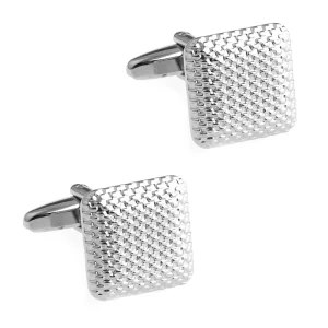Custom Silver Color Engraved Pattern Cuff Links Business Suit Shirt Fashion Accessory Wedding Tuxedo Mens Cufflinks