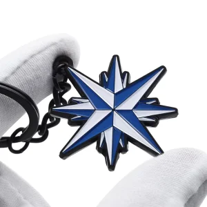 Custom Soft Enamel Charms Dog Metal Bag Star Keychain