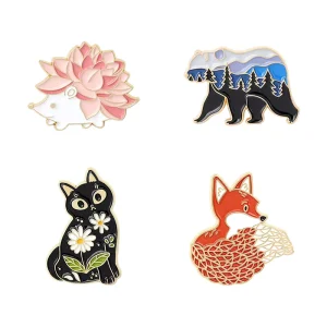 Custom Soft Hard Enamel Anime Cartoon Lapel Pins Brooch Metal Badge Custom Logo