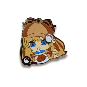 Custom Soft Hard Enamel Fairy Mascot Anime Cartoon Lapel Pins Brooch Metal Badge Gold Plated Custom Logo