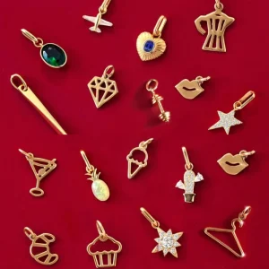 Custom Stainless Steel Jewelry Pendant Gold Jewelry Suitable for Bracelet Making DIY Charm