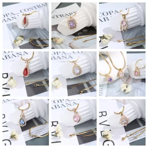 Custom Tarnish Free Titanium Steel Cute Necklace for Women Stainless Steel Fashion Jewelry Accessories New Design