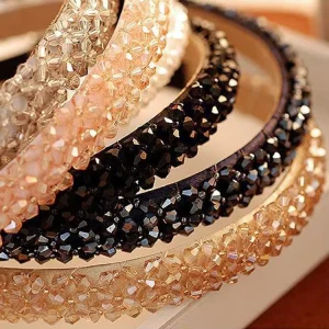 Custom Women Bling Rhinestone Headband Hair Accessories Hairband for Girls Accesorios Mujer