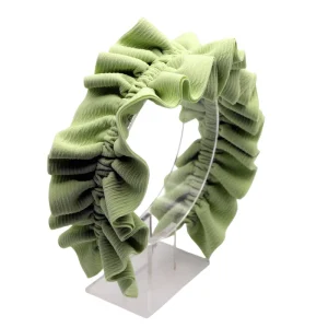 Customizable Korean Style Women’s Knotted Headband Fabric and Cotton Hairbands with Bow Pattern for Girls Hair Decoration