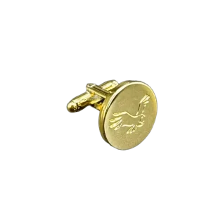 Customizable Metal Antique Cufflinks with Casting Technique Electroplating UV Printing Custom Logo Option