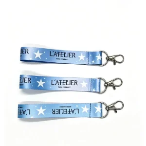 Customizable Phone Keychains Wristbands ID Card Holders and Personalized Lanyards in Various Materials