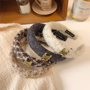 Customizable Soft Elastic Flexible Eco Friendly Durable Sweet Style Solid Color Fabric High quality Hair Hoops for Girls Head