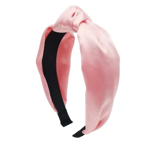 Customizable Solid Satin Knotted Headband Minimalist Daily Hair Accessories