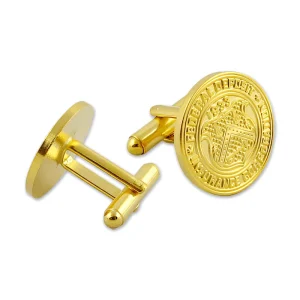 Customization Gold Die Struck Electroplated Cufflink Soft Enamel Free Design Zinc Alloy Brass Iron Metal Unisex Birthday Party