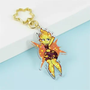 Customized Acrylic Mobile Phone Pendant Keychain Cartoon Animation Idol Pattern