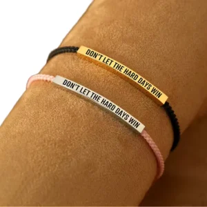 Customized Bracelet Stainless Steel Pineapple Rope Adjustable Handmade Braided with Polished Bent Tube No Fade for Women