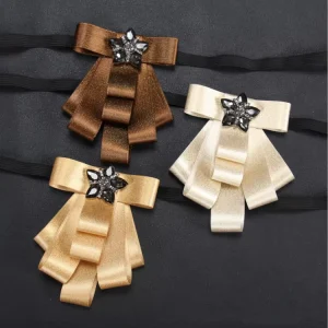 Customized Brooch Flower Fashion Wedding Designer Brooches and Pins Pins Star Hijab Pins Brooches Men