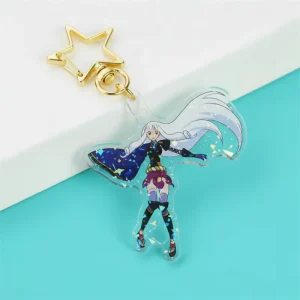 Customized Connection Charm Transparent Double Sided Animation Customized Personalized Gradient Edge Acrylic Keychain