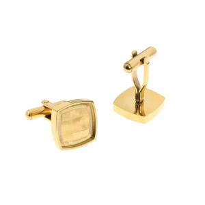 Customized Diy Cufflink Men’s Shirt Accessories Cufflinks Holder Base Light Luxury Blank Geometry Fashion Cufflinks