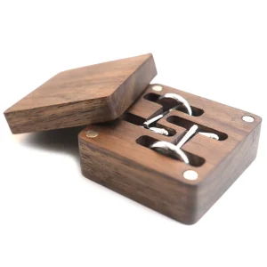 Customized Engraved LOGO Men Shirt Luxury Cufflinks Box Wedding Gifts for Groom Wooden Gift Ideas Without Cufflinks