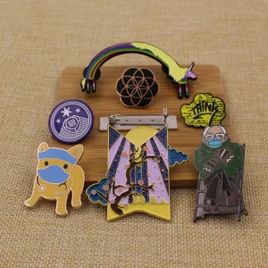 Customized Metal Pins Badge Brooch Soft Enamel Pins Sets Cute Custom Made Design
