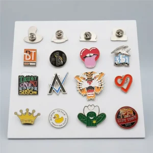 Customized Pins Metal Logo Brooch Hard Soft Enamel Pin Manufacturer Hat Custom Metal Pin Badge