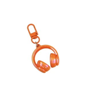 Cute 3D Headphone Keychain Creative Minimalist Bag Charm Pendant Fashion Accessory