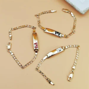 Cute Animal Charm Kids Bracelet Bangle 18K Gold Plated Handmade Friendship Chain Children Fashion Jewelry Gift for Girls