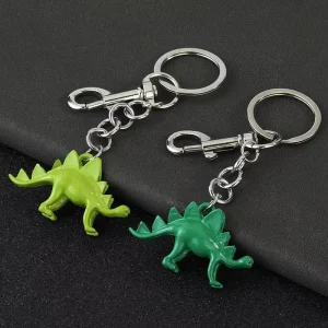 Cute Charm Novelty Dinosaur Bag Pendant Keychain Cartoon Design Tourist Souvenir Keychain