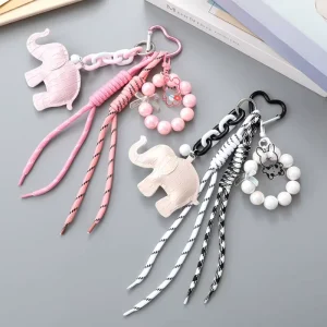 Cute Colorful Beautiful Decorated Keychain Fashion Bag Pendant Vacation Bag Accessory Elegant Bag Charm Creative Gift