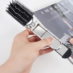 Cute Combs For Girls Comb Manufacturer Mini Hairstyle Volume Comb Pocket Folding Hair Comb With Mirror For Home Use