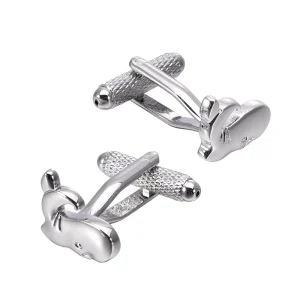 Cute Dophin Silver Color Novelty Cufflink Custom Men’s Suit Shirt Fashion Accessory Wedding Tuxedo Trendy Jewelry Gift