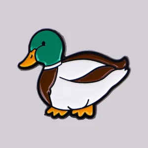 Cute Duck Enamel Pin Cartoon Brooch Pins Lapel Pins Badge on Backpack Clothing Accessories Animal Jewelry Friends Gifts