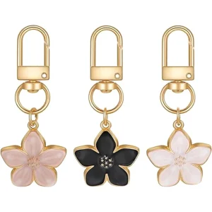 Cute Flower Women Aesthetic Keychain Charms Purse Charms for Handbags Backpacks Accessories Pendant Keychain Bags Small Gift
