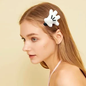 Cute Little Hand Shape Cartoon Hair Clips for Women Lightweight Cotton Barrettes Fashion All Match High Quality Hair Accessories