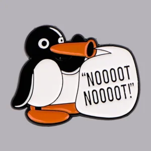 Cute Penguin Enamel Pin Funny Animal Brooch Lapel Pin Badge