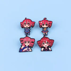 Cute Pink Fashion Lapel Pins for Women and Men on Clothes Soft Enamel Brooch Jewelry