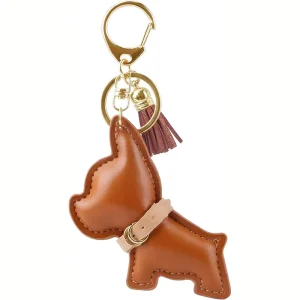 Cute Women’s Leather Bag Accessories Bag Charms Keychain Wallet Ornament for Handbags Backpacks and Luggage Covers