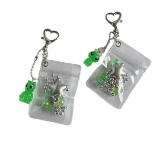 Cute alien Keychain Pendant Phone Strap Star Bag Charm