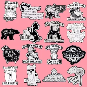 Cute cat alpaca bear Enamel Pin Brooch Metal Badge Lapel Pin Jewelry Gift Accessories for Friends