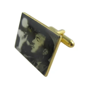 DCM Men’s Business Banquet Shirt Square Cufflinks Set Classic Metal Blank Custom Printed Gold Cufflink