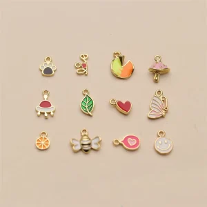 DIY Fashion Accessories Jewelry Lucky Mini Small Anime Charm for Jewelry Making
