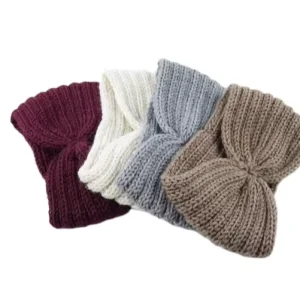 DIY Hairband Winter Wool Knitted Headband Sports Headband Elastic Headwrap Keep Warm Hair Accessories