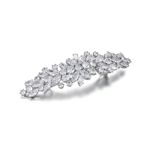 Daily Versatile Hair Accessories Zircon Inlaid Bridal Hair Clip for Women