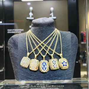 Dallas Cowboy Champion Pendant Necklace, Customizable