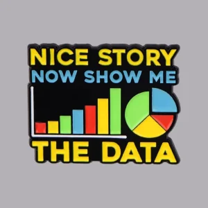 Data Scientist Enamel Pin Cartoon Brooch Lapel Pin Badge