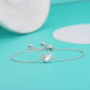 Deer head Minimalist Personalized Fashionable Moissanite Bracelet Women S925 Sterling Silver Electroplated Niche Design Cute