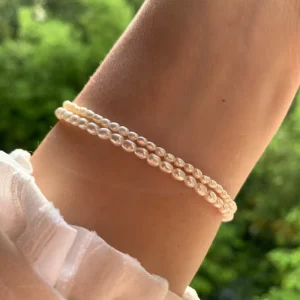 Delicate Pearl Bracelet Tiny Mini Genuine Freshwater Pearl Bracelet Beaded Bracelet