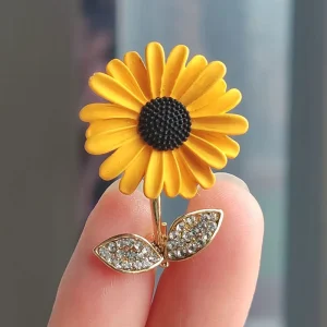 Designer Brand Fashion Brooches Pin New Products Alloy Metal Flowers Brooches Luxury Women