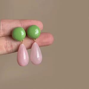 Designer Earring Ideas Resin Ornaments for Girls Everyday Wear Long Earrings for Women